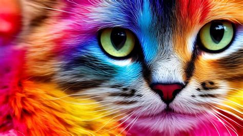 pictures of rainbow cats